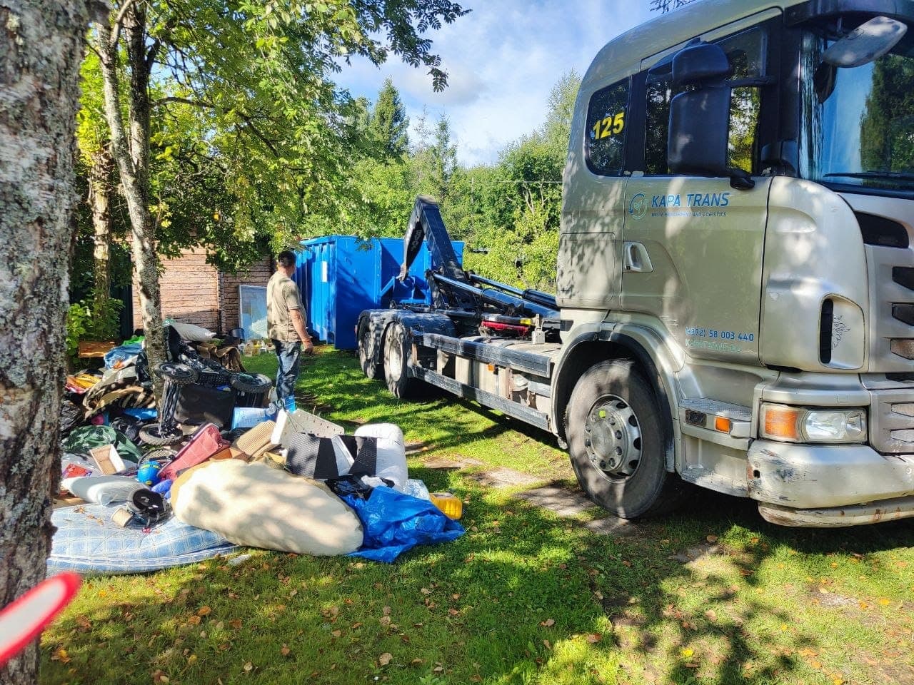 Multilift-konteineri vedu ja prügi äravedu